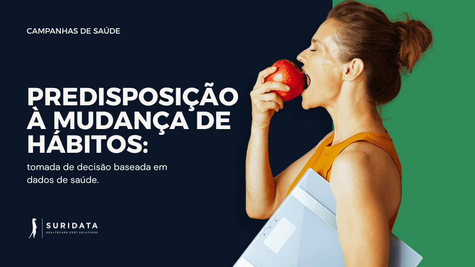 Predisposição à mudança de hábitos: tomada de decisão baseada em dados de saúde.